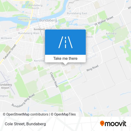 Cole Street map