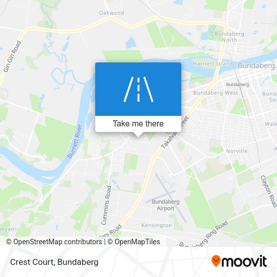 Crest Court map