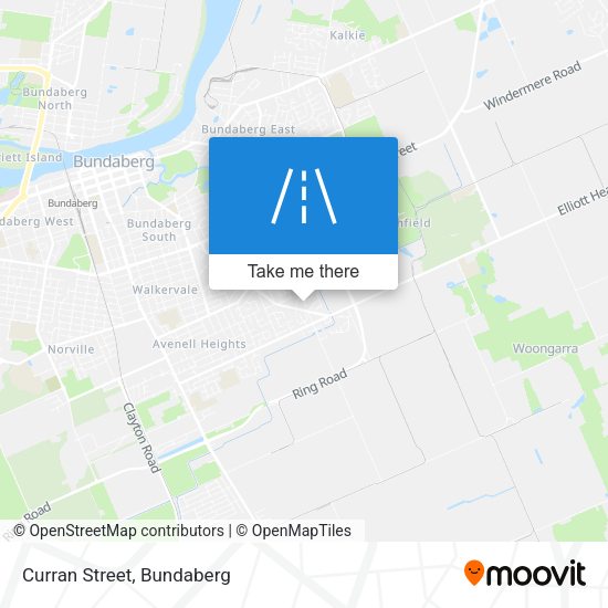 Curran Street map