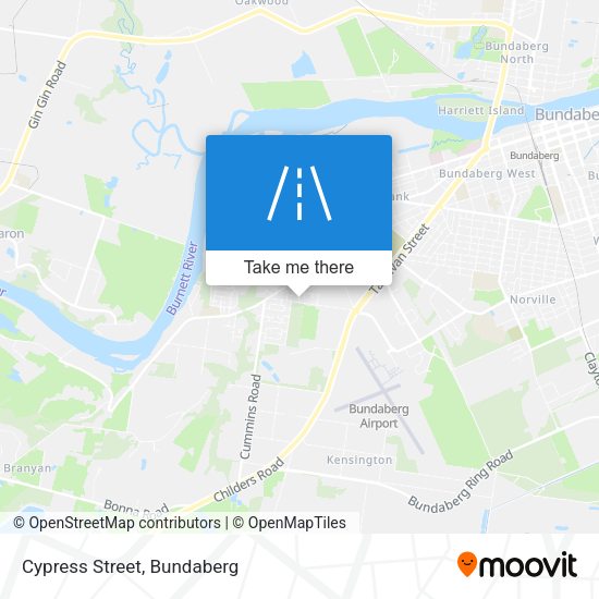 Cypress Street map