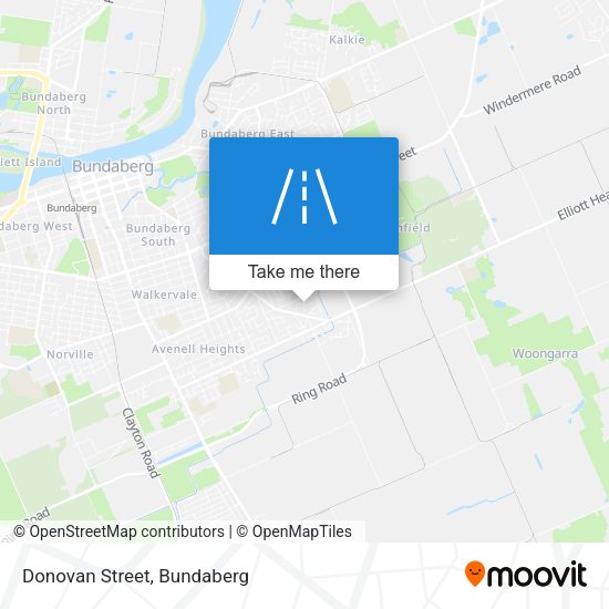 Donovan Street map
