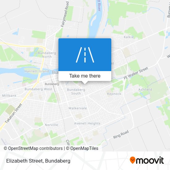 Elizabeth Street map