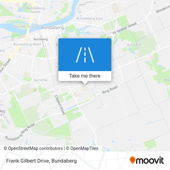 Frank Gilbert Drive map