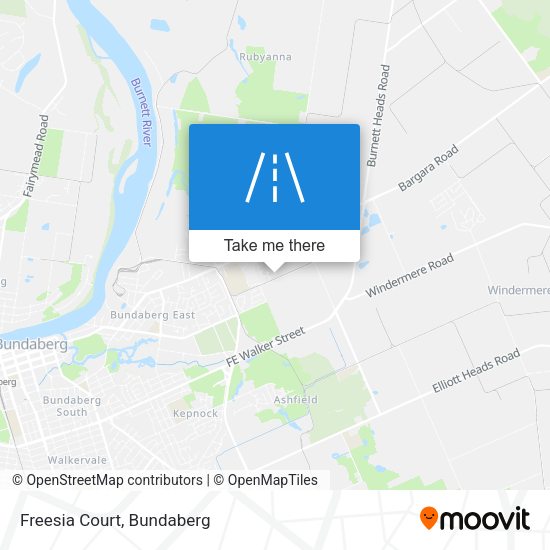 Freesia Court map