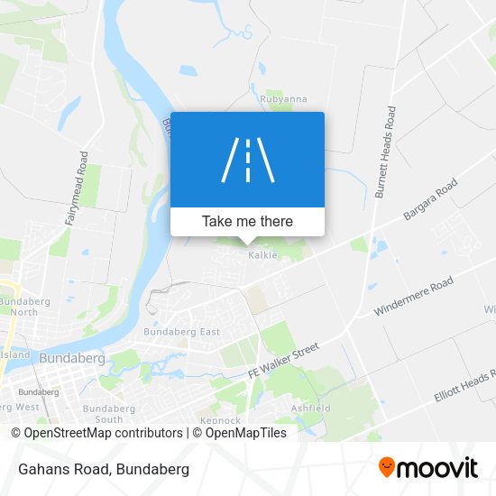 Gahans Road map