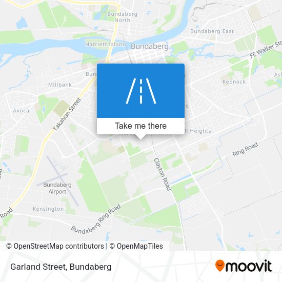 Garland Street map
