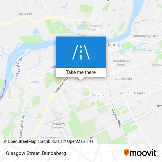 Glasgow Street map