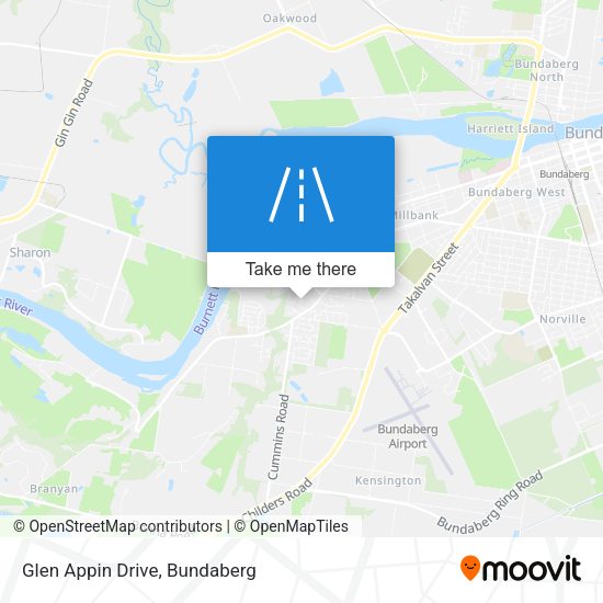 Glen Appin Drive map