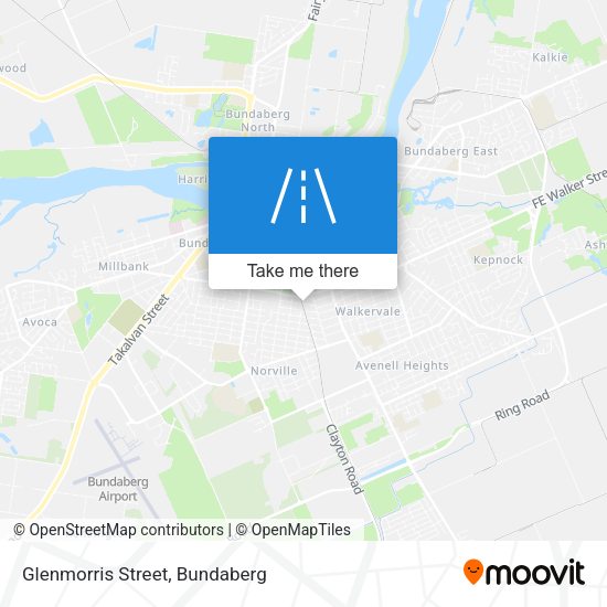 Glenmorris Street map