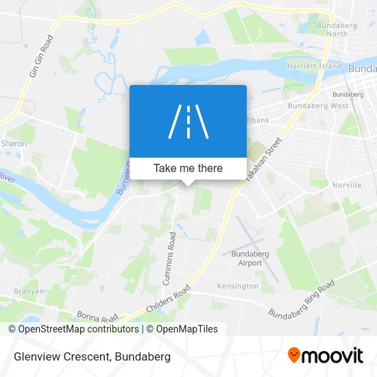 Glenview Crescent map