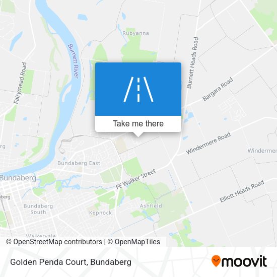 Golden Penda Court map