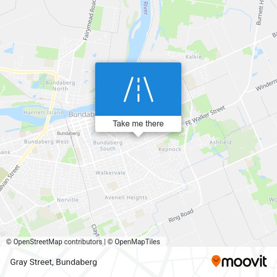 Gray Street map