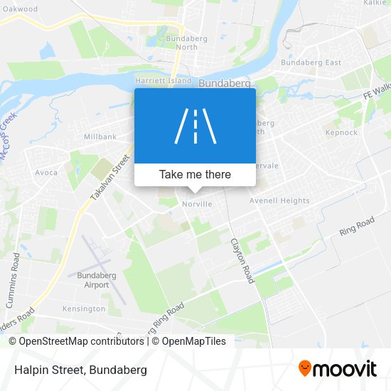 Halpin Street map