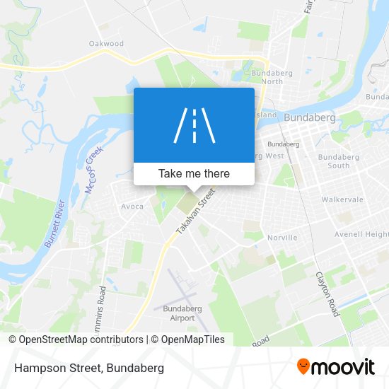 Hampson Street map