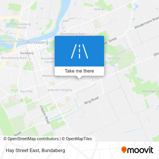 Hay Street East map