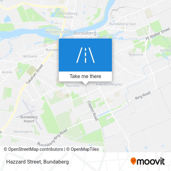 Hazzard Street map