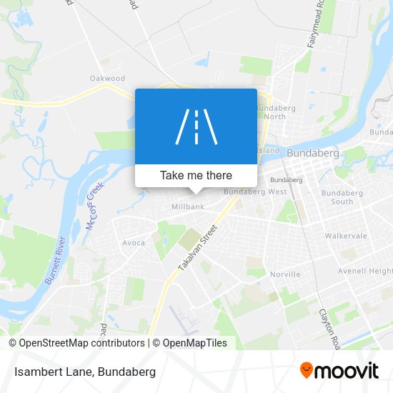Isambert Lane map