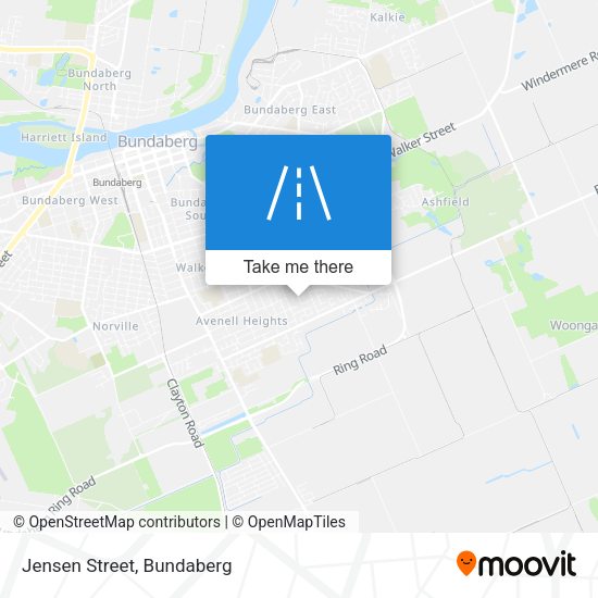 Jensen Street map