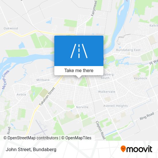 John Street map