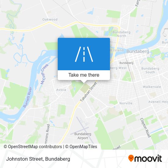 Johnston Street map
