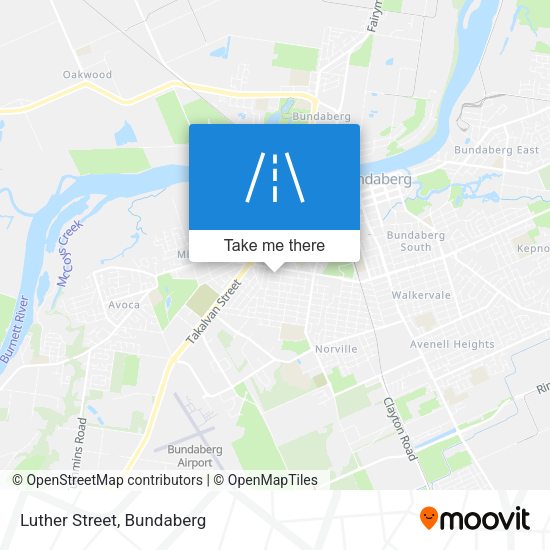 Luther Street map