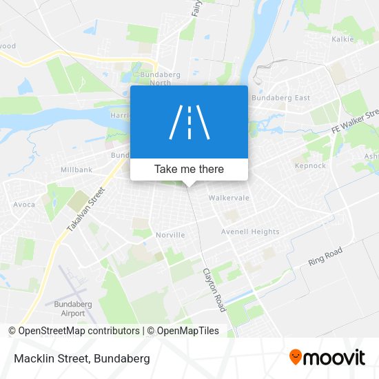 Macklin Street map