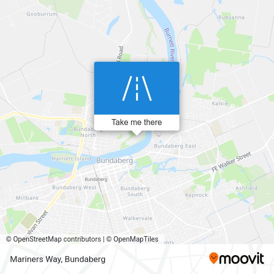 Mariners Way map