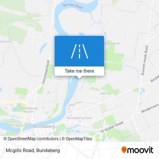 Mcgills Road map