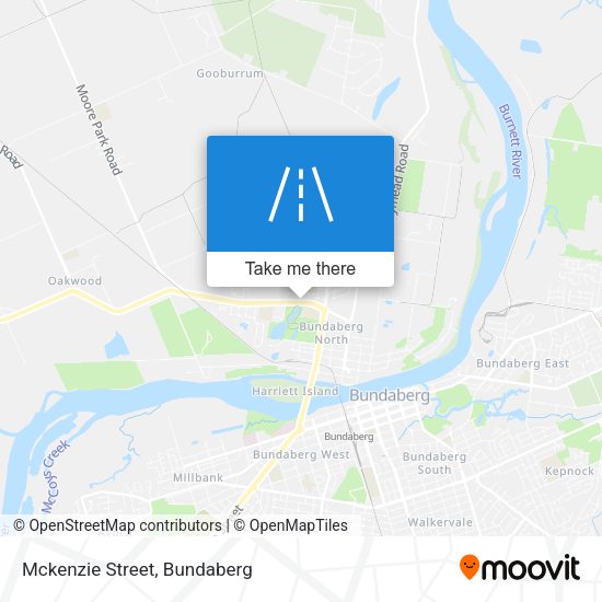 Mckenzie Street map