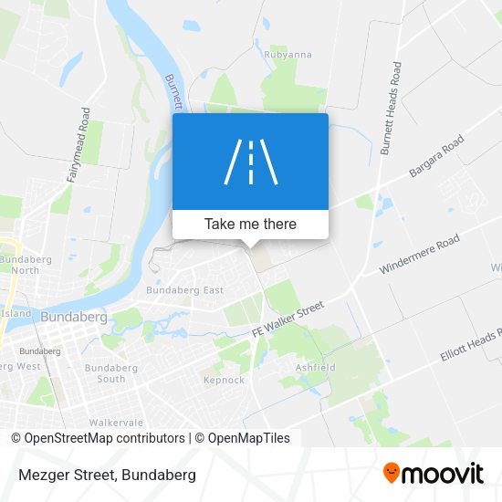 Mezger Street map