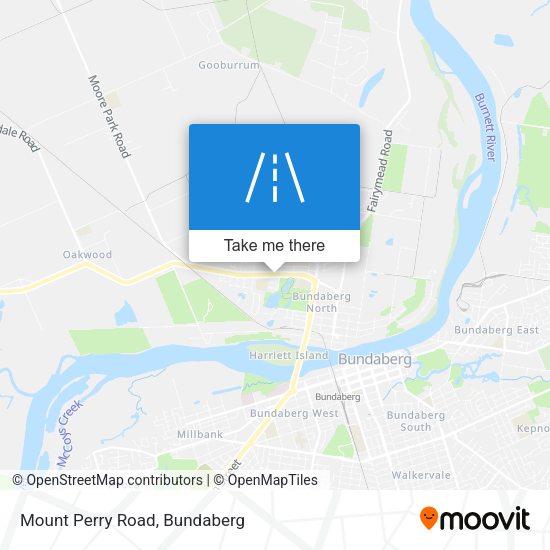 Mount Perry Road map