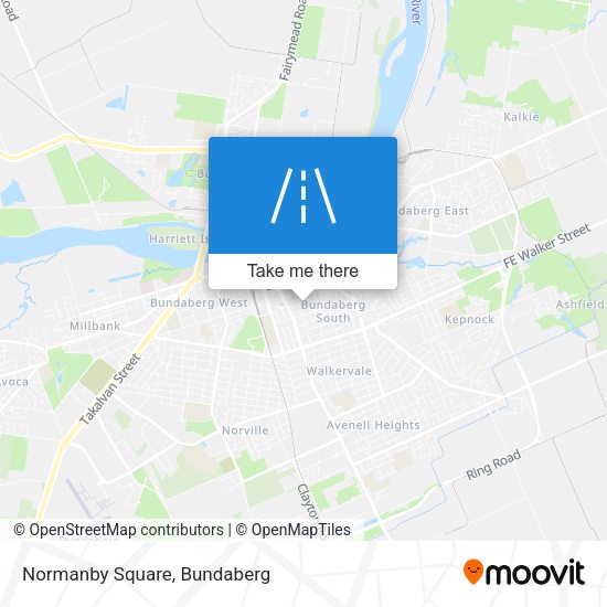 Normanby Square map