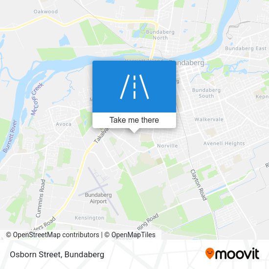 Osborn Street map