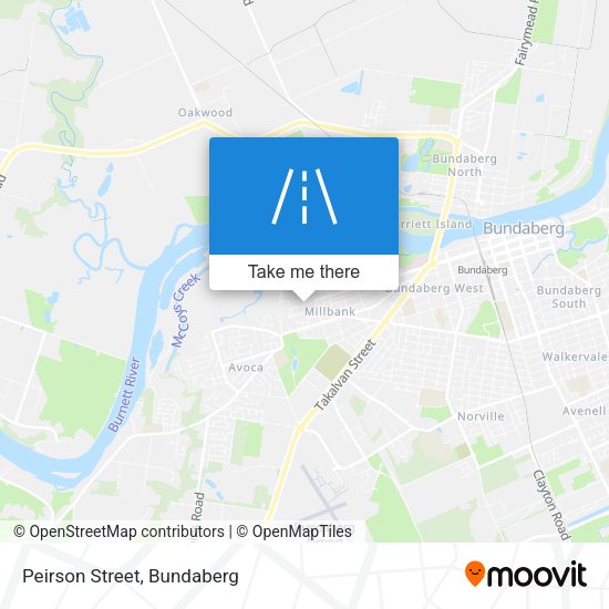 Peirson Street map