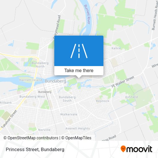 Princess Street map