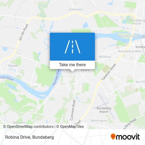 Robina Drive map