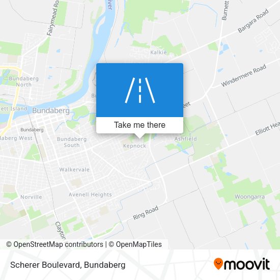Scherer Boulevard map