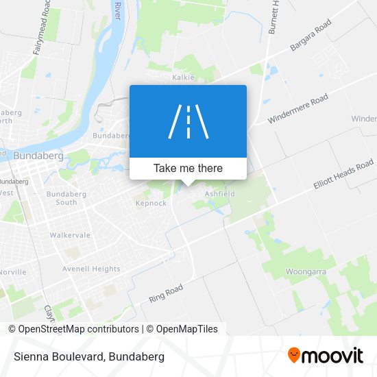 Sienna Boulevard map