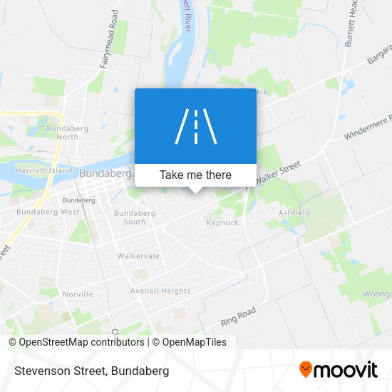 Stevenson Street map
