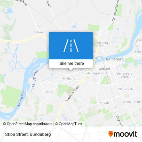 Stibe Street map