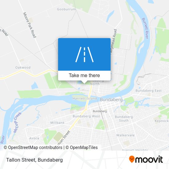 Tallon Street map