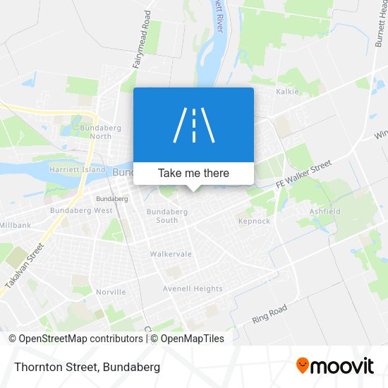 Thornton Street map