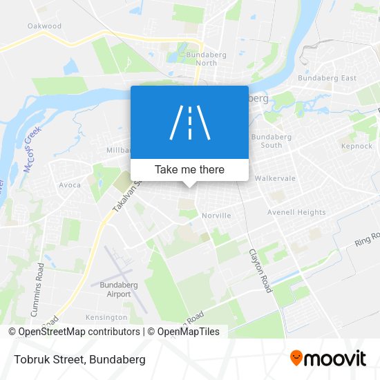 Tobruk Street map