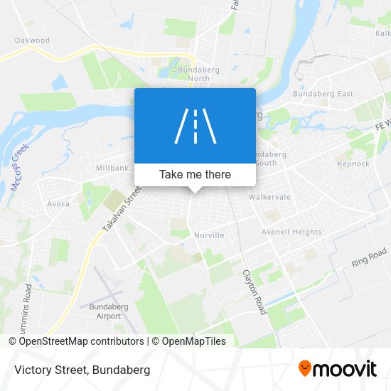 Victory Street map