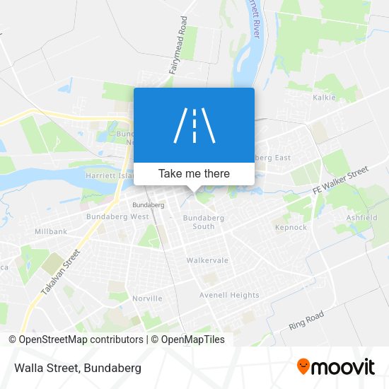Walla Street map