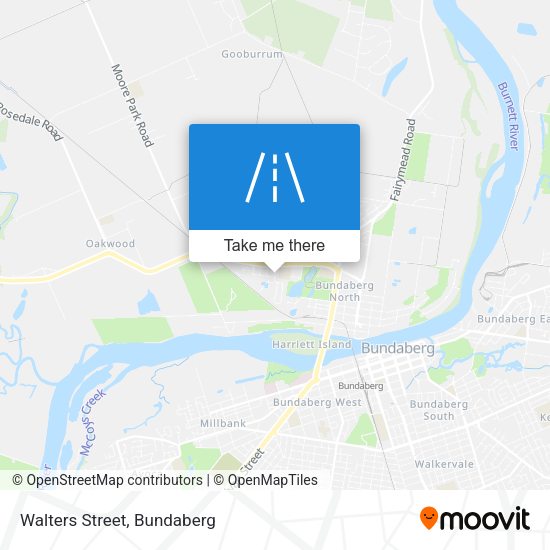 Walters Street map