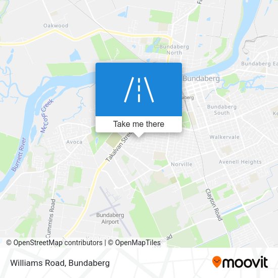 Williams Road map
