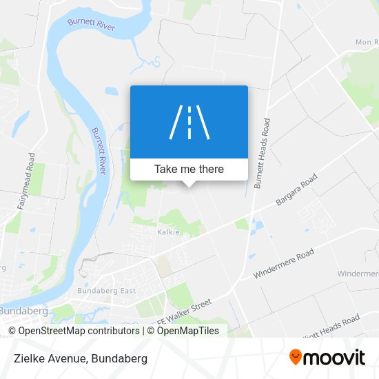 Zielke Avenue map