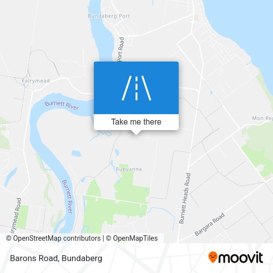 Barons Road map