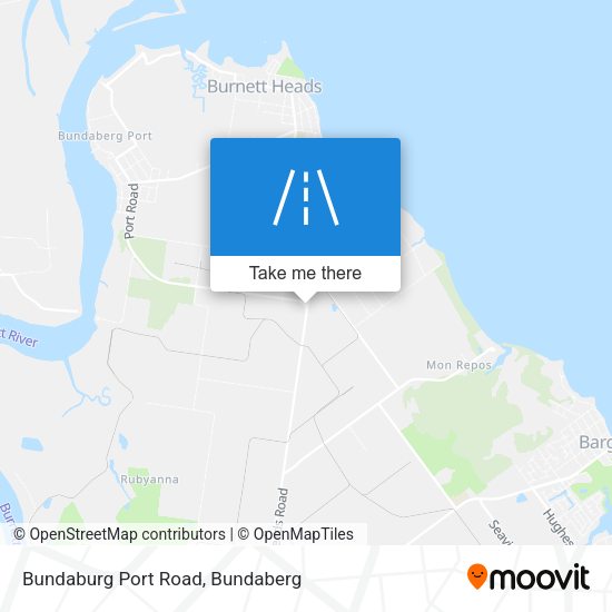 Bundaburg Port Road map